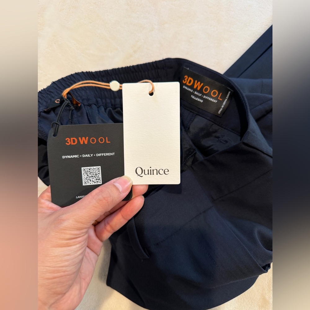 Quince Italian Wool Slim Leg Ankle Pants - Picture 6 of 6